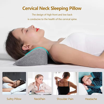 Cervical Pillow, Memory Foam Contour Pillow, Bed Pillows for Side Sleeper Ergonomic Orthopedic Sleeping Pillow, Neck Pillow